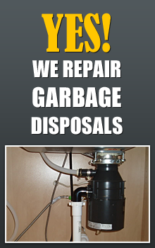 we repair garbage disposals